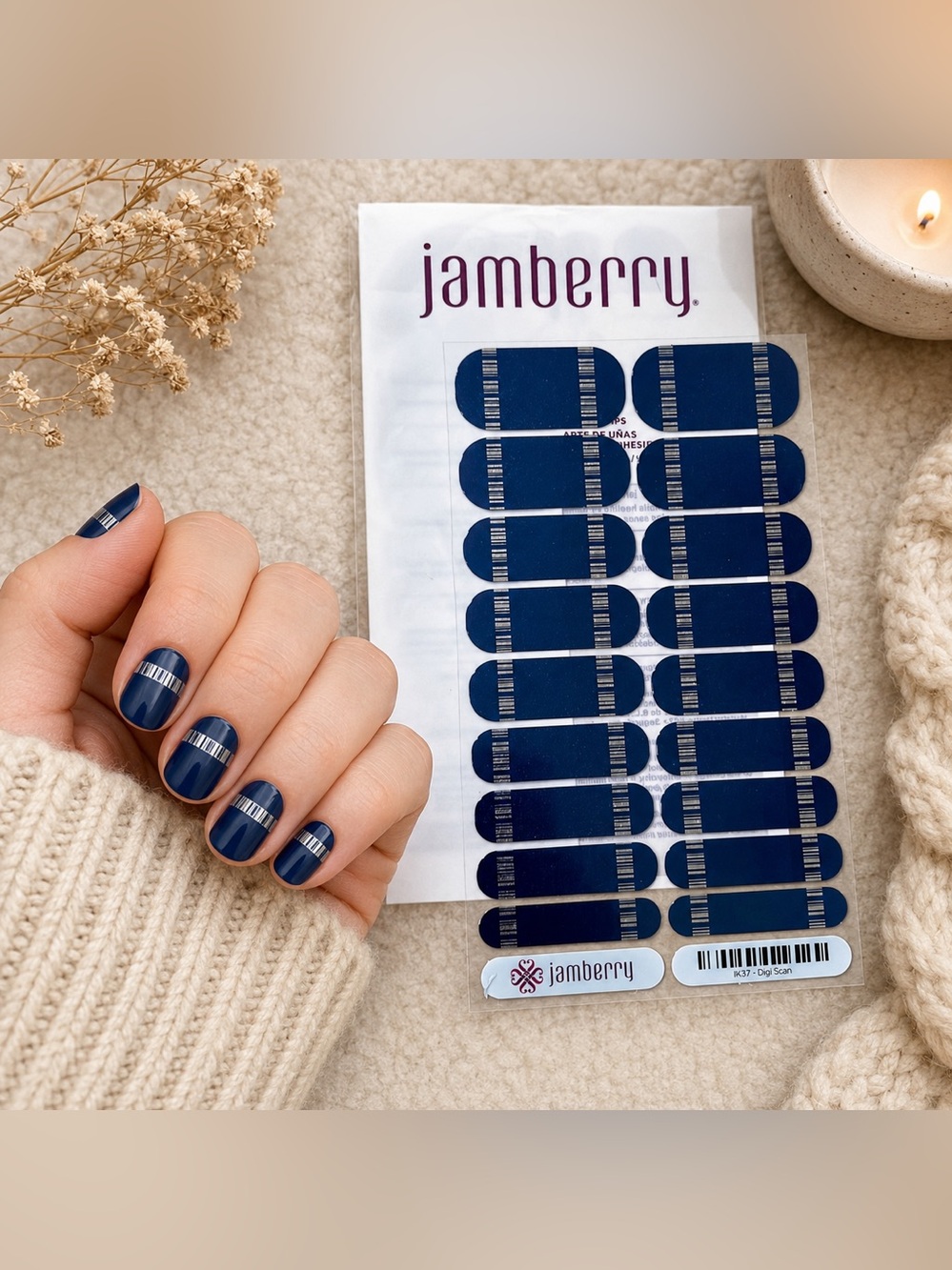 Jamberry Nail Wraps: Digi Scan | Buy 3 Get 1 Free